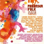 Cartel del Festival Poborina Folk 18, en el Pobo, Teruel.